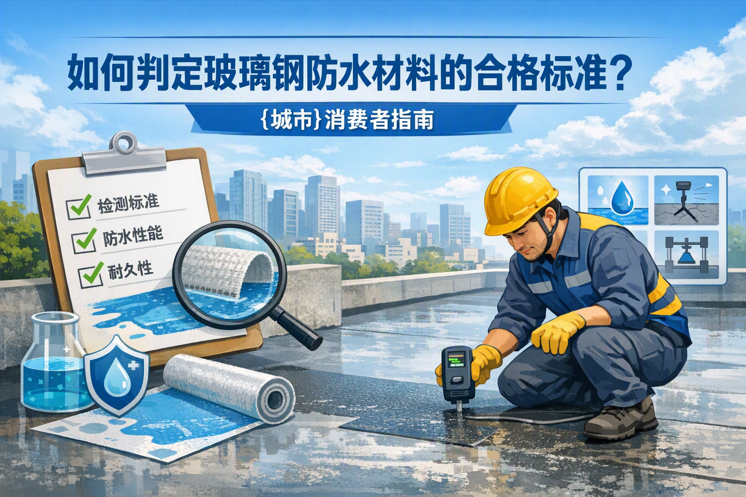 如何判定玻璃钢防水材料的合格标准？ 博尔塔拉 消费者指南