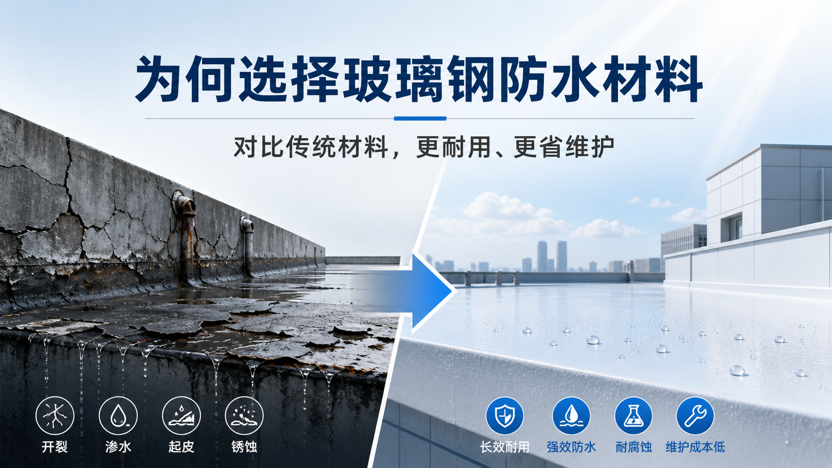 在博尔塔拉，为何选择玻璃钢防水材料而非传统材料